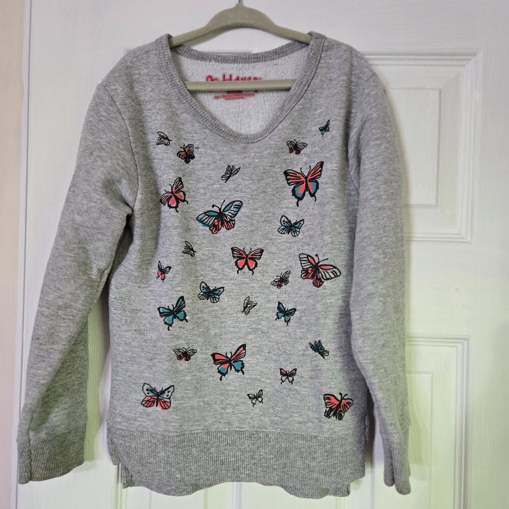 Sweatshirt - Colorful Butterflies - Size S